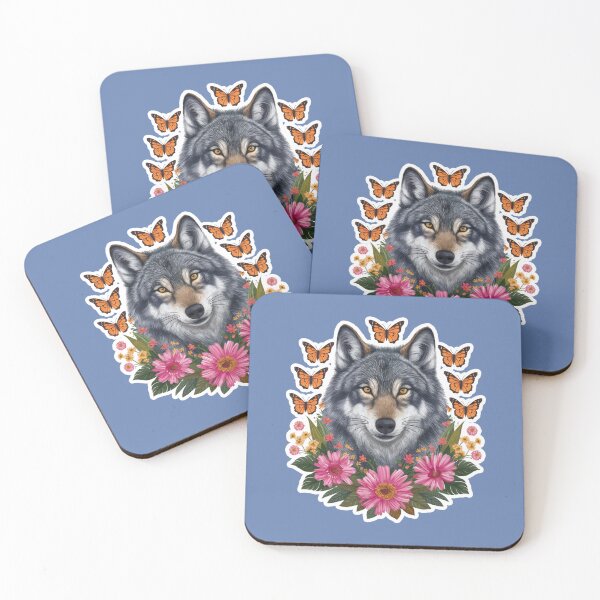 Item preview, A Grey Wolf illustration designed and sold by ZooStateofMind.