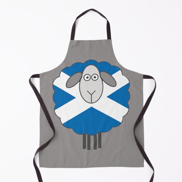 Item preview, Scottish Saltire Flag Patterned Sheep designed and sold by MacPean.
