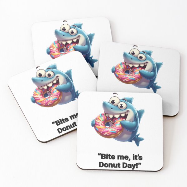 Item preview, Bite me, it’s Donut Day designed and sold by TuyaArts.