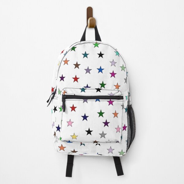 Item preview, Rainbow Stars (White) designed and sold by Snowroseblossom.