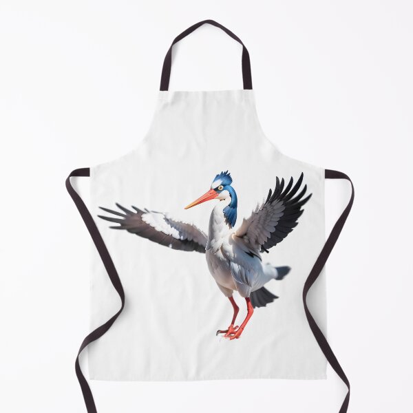 Item preview, Blue White Stork Spreading Wings Bird Nature Legs designed and sold by ART ATTACK ZONE.