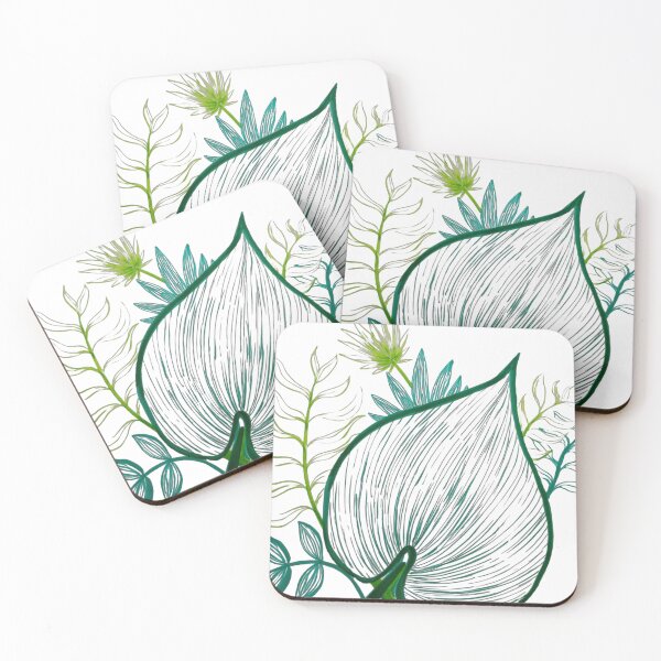 Item preview, Tropical Green Leaves  designed and sold by Navkriti.