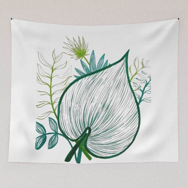 Item preview, Tropical Green Leaves  designed and sold by Navkriti.