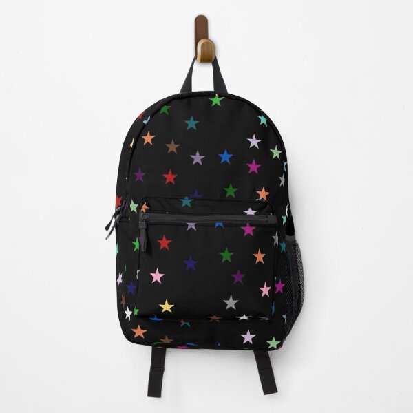 Item preview, Rainbow Stars (Black) designed and sold by Snowroseblossom.