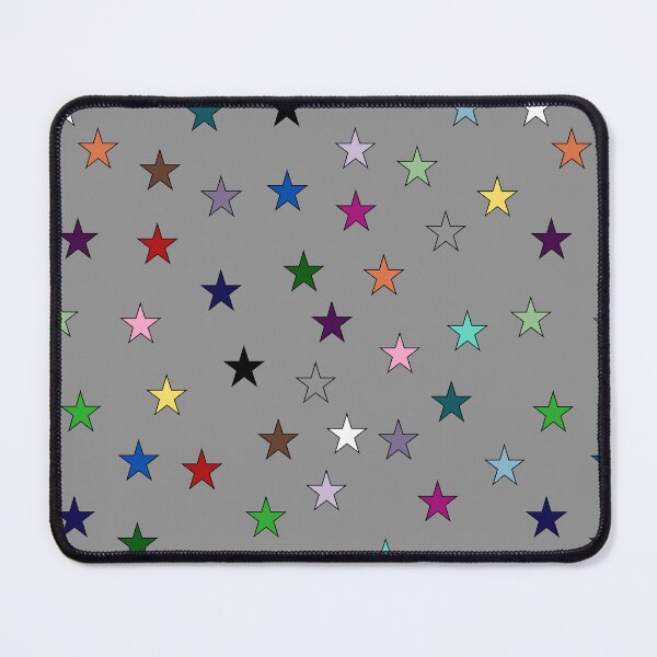 Item preview, Rainbow Stars (Grey) designed and sold by Snowroseblossom.
