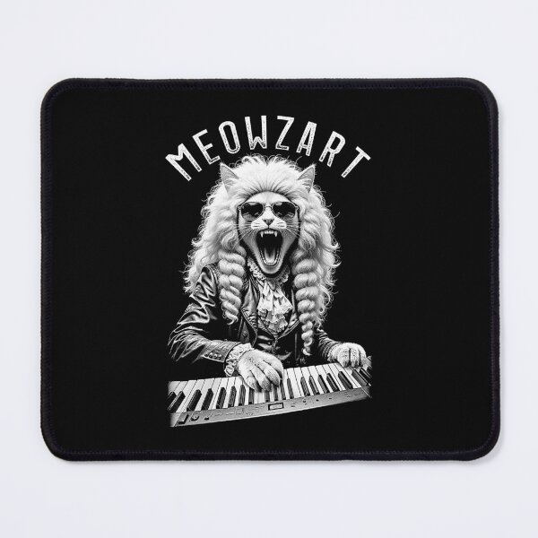 Item preview, Meowzart Mozart Cat Funny Classical Music Piano Keyboard designed and sold by GrandeDuc.