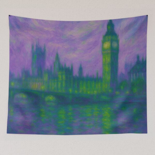 Item preview, Abstract cityscape of London designed and sold by Sigtrix.