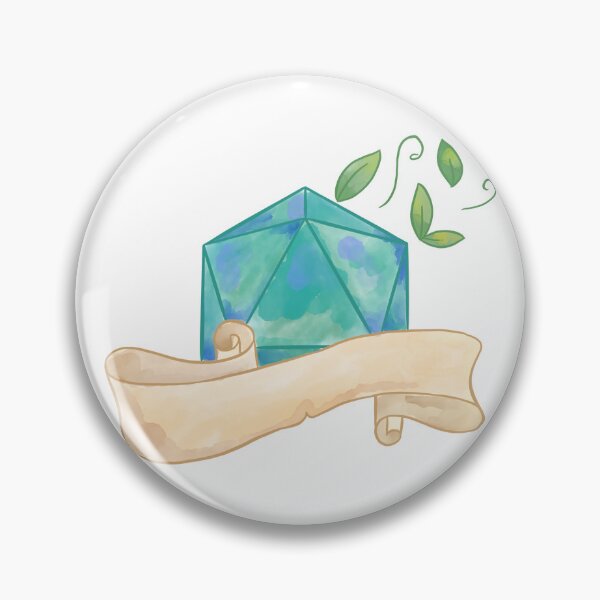 Item preview, d20 Teal Watercolor Artwork designed and sold by CaffeinatedSeer.