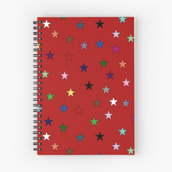 Item preview, Rainbow Stars (Red) designed and sold by Snowroseblossom.
