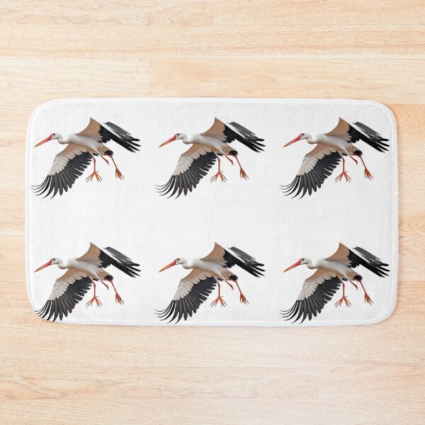 Item preview, 3D White Stork Spreading Wings Bird Nature Legs designed and sold by ART ATTACK ZONE.