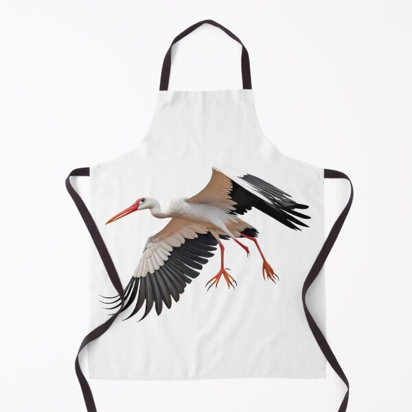 Item preview, 3D White Stork Spreading Wings Bird Nature Legs designed and sold by ART ATTACK ZONE.