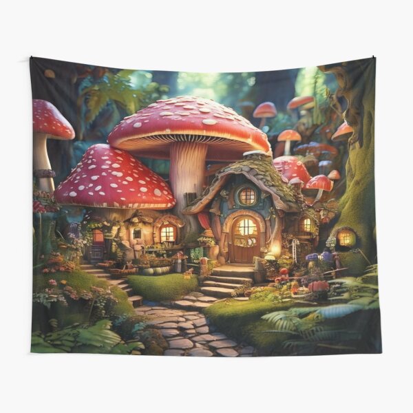 Item preview, Lifestyle Hub: Mushroom Houses & Gnome Villages designed and sold by M&M Lifestyle Hub.