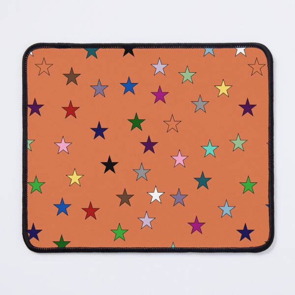 Item preview, Rainbow Stars (Orange) designed and sold by Snowroseblossom.