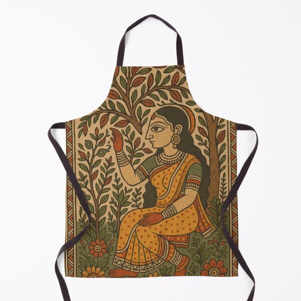 Item preview, Sita in Ashok Vatika – Madhubani Style designed and sold by Tribe & Tech.