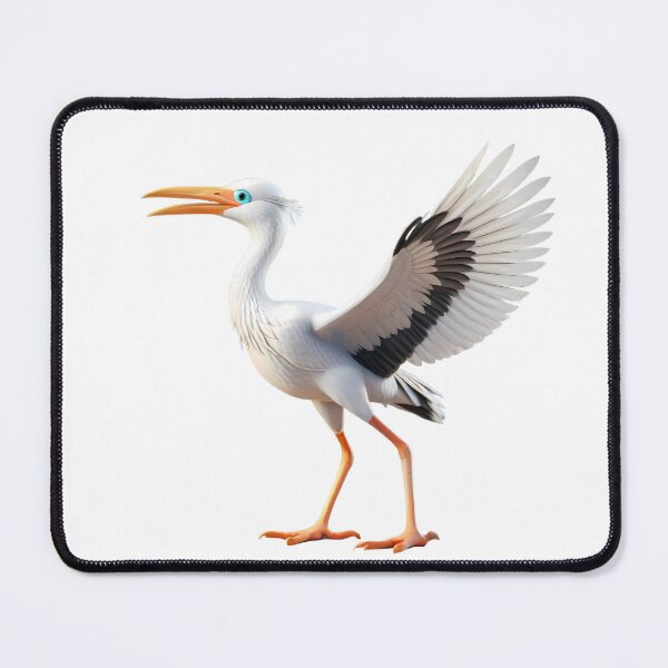 Item preview, Real White Stork Spreading Wings Bird Nature Legs designed and sold by ART ATTACK ZONE.
