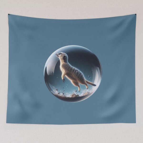 Item preview, Meerkat inside a sphere designed and sold by Animals - WildSpirit.