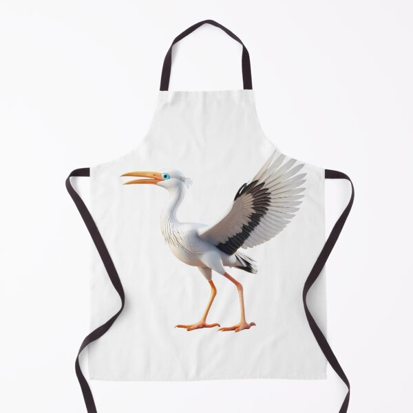 Item preview, Real White Stork Spreading Wings Bird Nature Legs designed and sold by ART ATTACK ZONE.