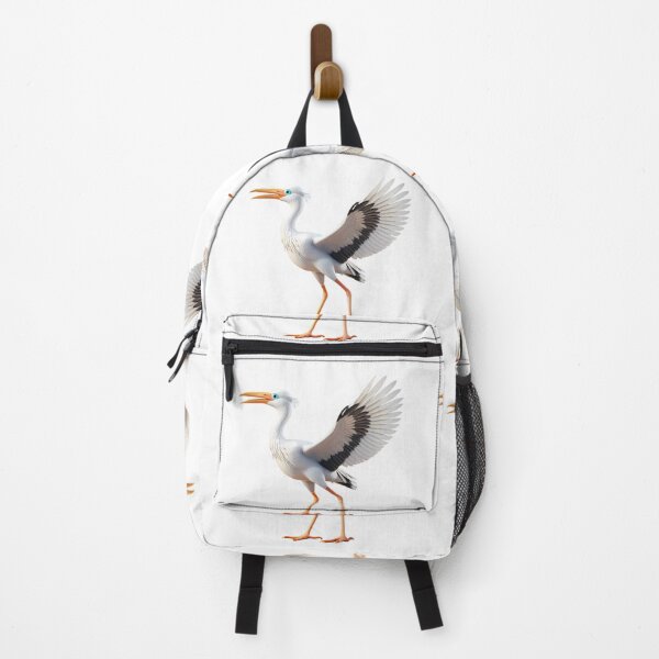 Item preview, Real White Stork Spreading Wings Bird Nature Legs designed and sold by ART ATTACK ZONE.