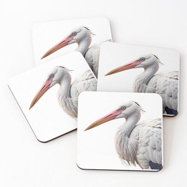 Item preview, Wildlife White Stork Spreading Wings Bird Nature Legs designed and sold by ART ATTACK ZONE.