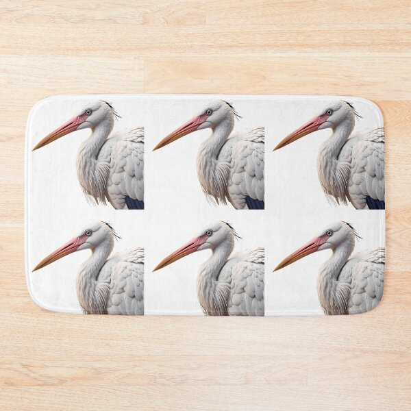 Item preview, Wildlife White Stork Spreading Wings Bird Nature Legs designed and sold by ART ATTACK ZONE.