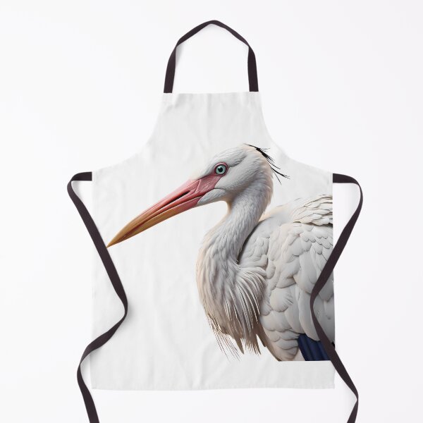 Item preview, Wildlife White Stork Spreading Wings Bird Nature Legs designed and sold by ART ATTACK ZONE.