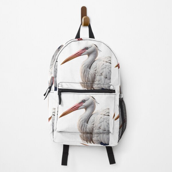 Item preview, Wildlife White Stork Spreading Wings Bird Nature Legs designed and sold by ART ATTACK ZONE.