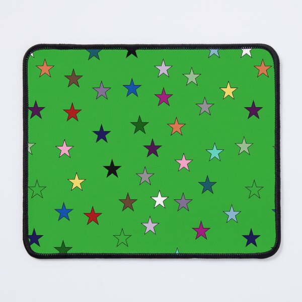 Item preview, Rainbow Stars (Green) designed and sold by Snowroseblossom.