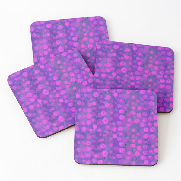 Item preview, Candy Field, Abstract Floral Pattern Pink Violet designed and sold by Julia Khoroshikh.