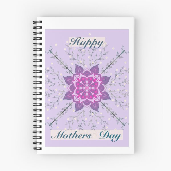 Artikelvorschau, Mandala-Blume: Muttertagskarte entworfen und verkauft von Dallas_Arnold_Design.