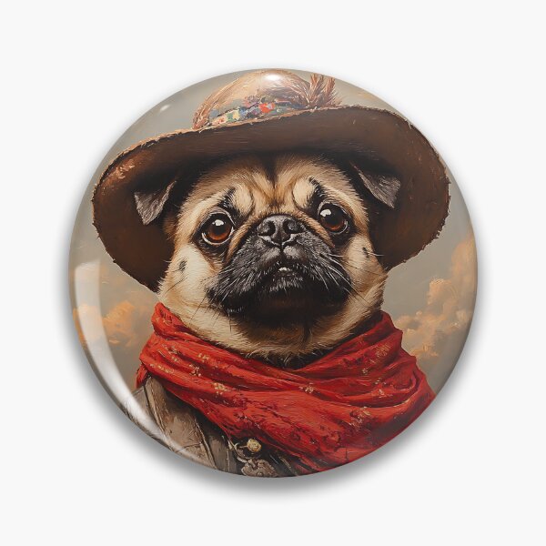 Item preview, Zapatista Pug - Cute Mexican Revolutionary Pug - Stylish Animal Art designed and sold by Chrisjeffries24.
