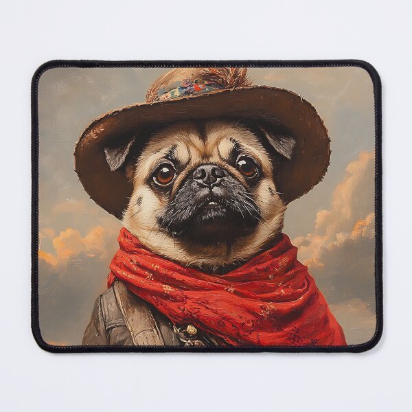Item preview, Zapatista Pug - Cute Mexican Revolutionary Pug - Stylish Animal Art designed and sold by Chrisjeffries24.