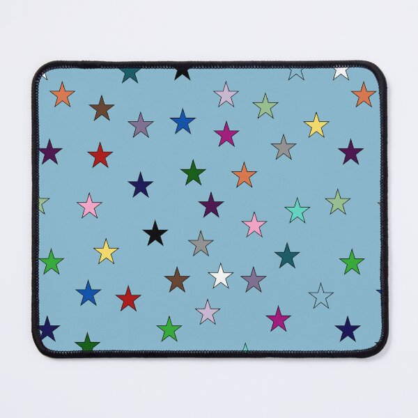 Item preview, Rainbow Stars (Light Blue) designed and sold by Snowroseblossom.