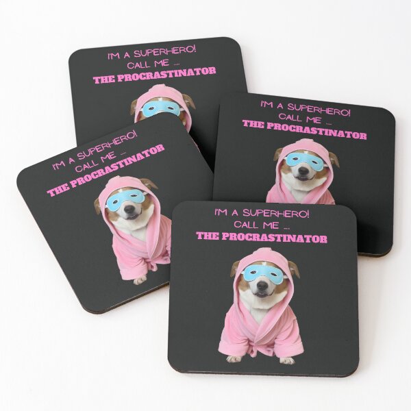 Item preview, SUPERHERO DOG....THE PROCRASTINATOR designed and sold by Pawblematic .