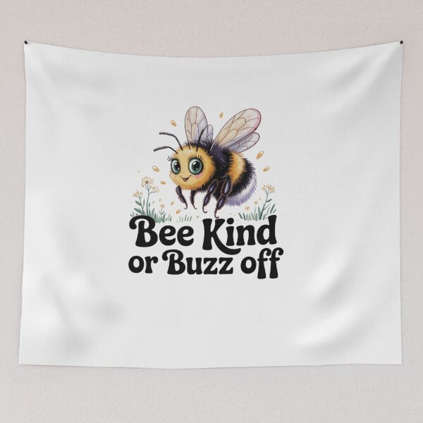 Item preview, Bee Kind or Buzz Off – Funny Bee Lover T-Shirt designed and sold by TailgatingJawns.