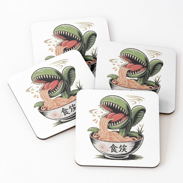 Item preview, Venus flytrap eating ramen.  designed and sold by PrestonSquires.