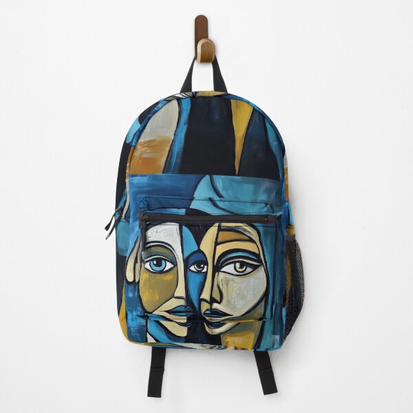 Item preview, Abstract faces oil painting art designed and sold by Adorarts.