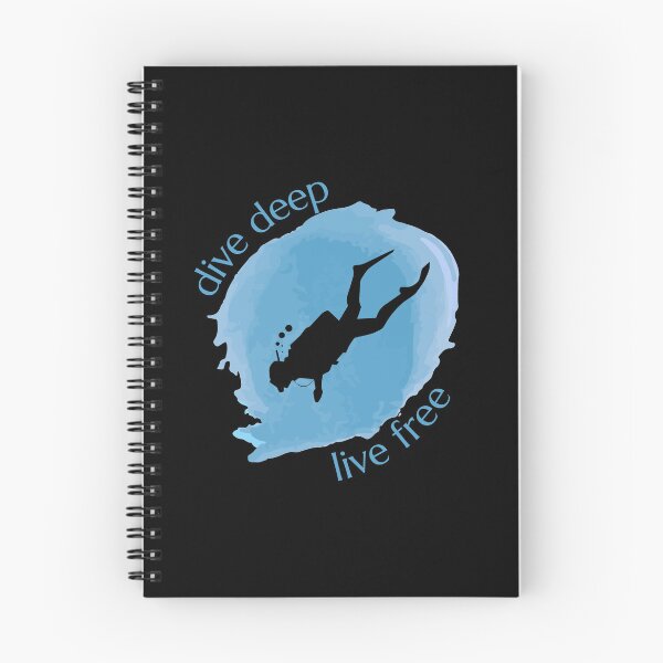 Item preview, Dive deep. Live free. Diving lovers. designed and sold by designsbyaneta.