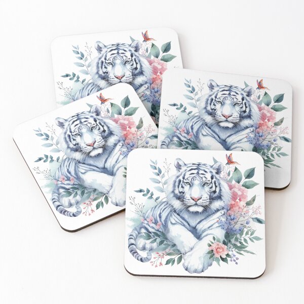 Item preview, Gentle Majesty – White Tiger Bloom designed and sold by TeetasticBtque.