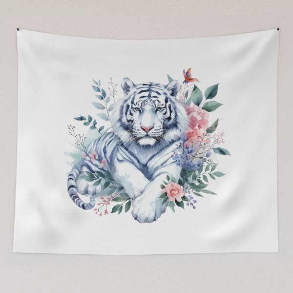 Item preview, Gentle Majesty – White Tiger Bloom designed and sold by TeetasticBtque.