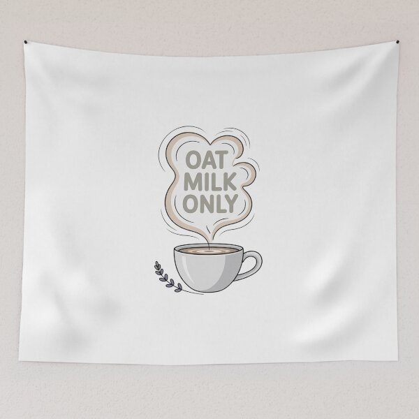 Item preview, Oat Milk Vibes designed and sold by VividTrails.