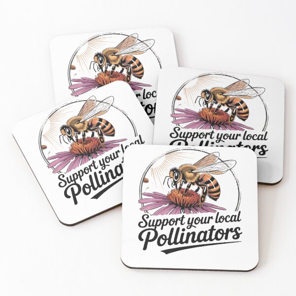 Item preview, Support Your Local Pollinators – Bee & Nature Lover T-Shirt designed and sold by TailgatingJawns.