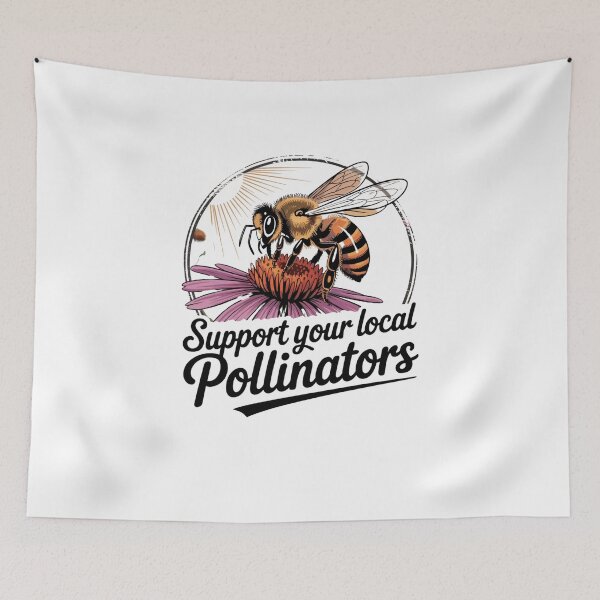 Item preview, Support Your Local Pollinators – Bee & Nature Lover T-Shirt designed and sold by TailgatingJawns.