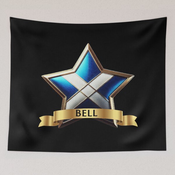 Item preview, Bell Clan Star  Saltire Pride with Heritage Banner designed and sold by Highlandkings.