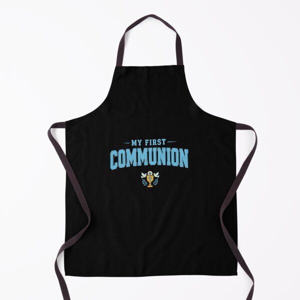 Item preview, My First Communion Boys Catholic Religious Cross Blue T-Shirt designed and sold by queenzoid.