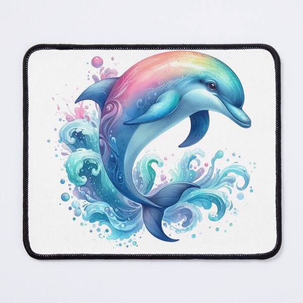 Item preview, Ocean Daydream – Dolphin Bloom designed and sold by TeetasticBtque.