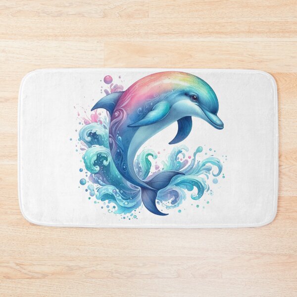 Item preview, Ocean Daydream – Dolphin Bloom designed and sold by TeetasticBtque.