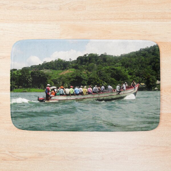 Item preview, A Lancha on the Rio Dulce Guatemala designed and sold by heatherfriedman.