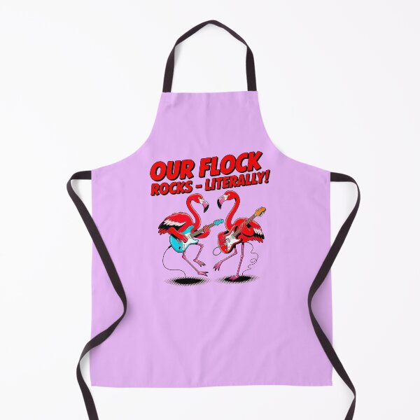 Item preview, Our Flock Rocks Literally Flamingo Summer designed and sold by Amanda's Factory.