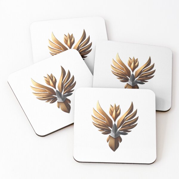 Item preview, Golden Eagle Emblem Metallic Finish Gold  Logo Design designed and sold by ART ATTACK ZONE.
