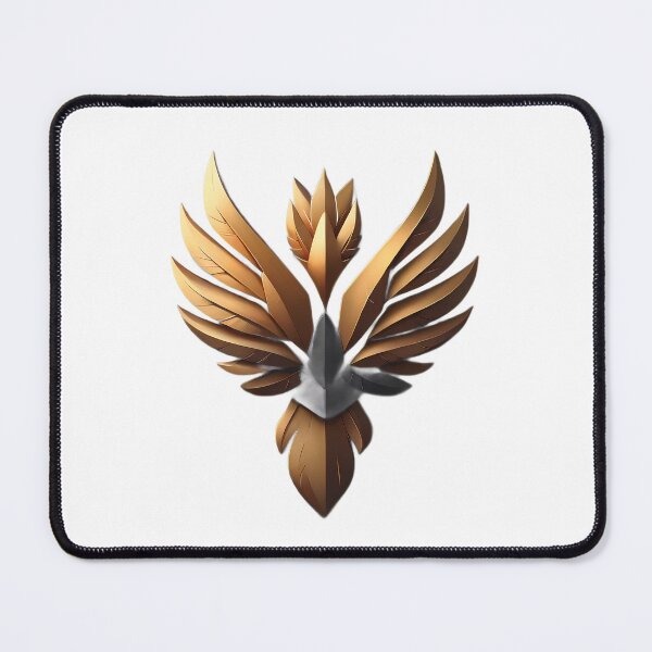 Item preview, Golden Eagle Emblem Metallic Finish Gold  Logo Design designed and sold by ART ATTACK ZONE.